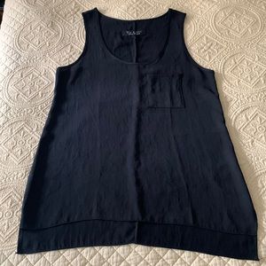 Rag and Bone Black Scoop Neck Tank